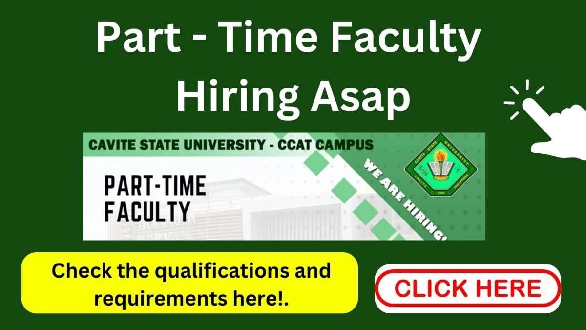 Part Time Faculty Hiring Asap Apply now!