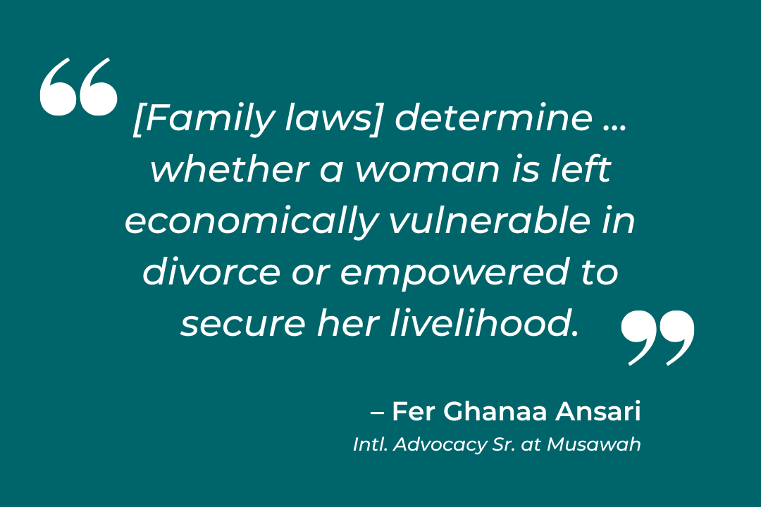 HRC60 Family Law Reform as a Catalyst for Women’s Economic Empowerment