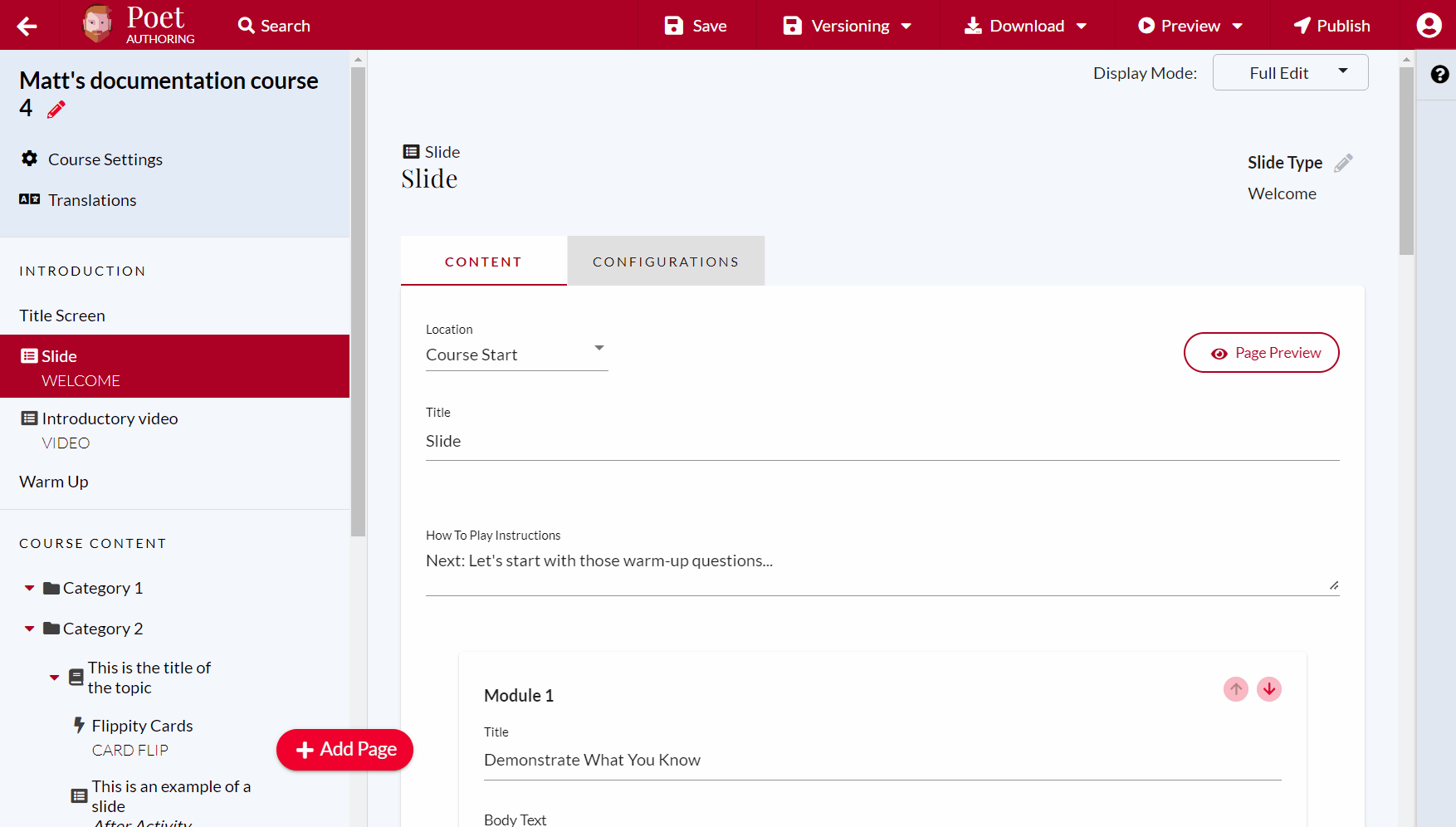 Previewing Learning Pool Help Centre