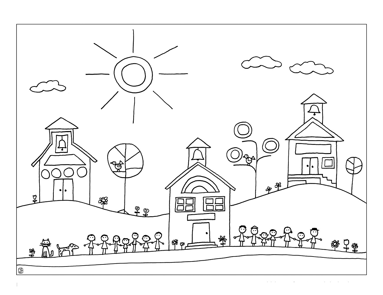 Elementary Coloring Printables Coloring Pages