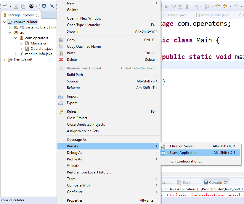 Create New Module System in Java 9 Learn Programming with Real Apps