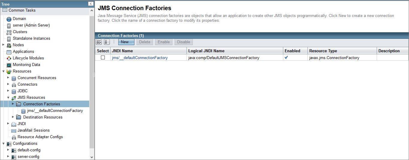 Create Queue Connection Factory in GlassFish Server Learn Programming