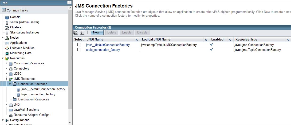 Create Topic Connection Factory in GlassFish Server Learn Programming
