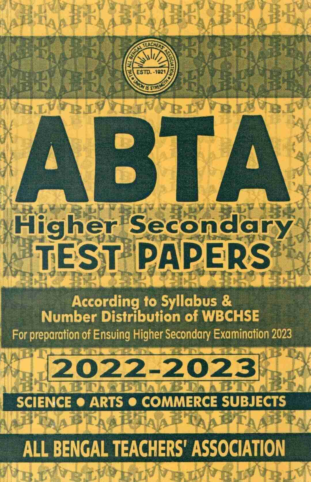 HS ABTA Test Paper 202223 Solution