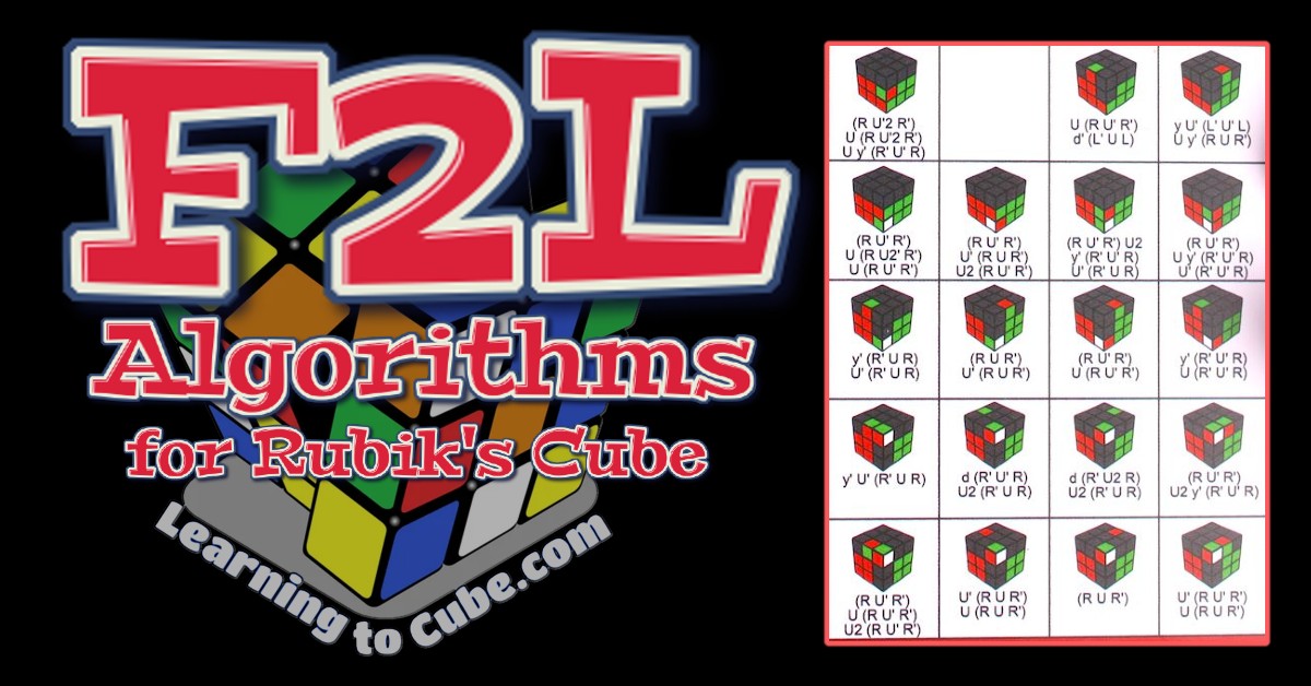 F2L Algorithms for Rubik's Cube Learning to Cube