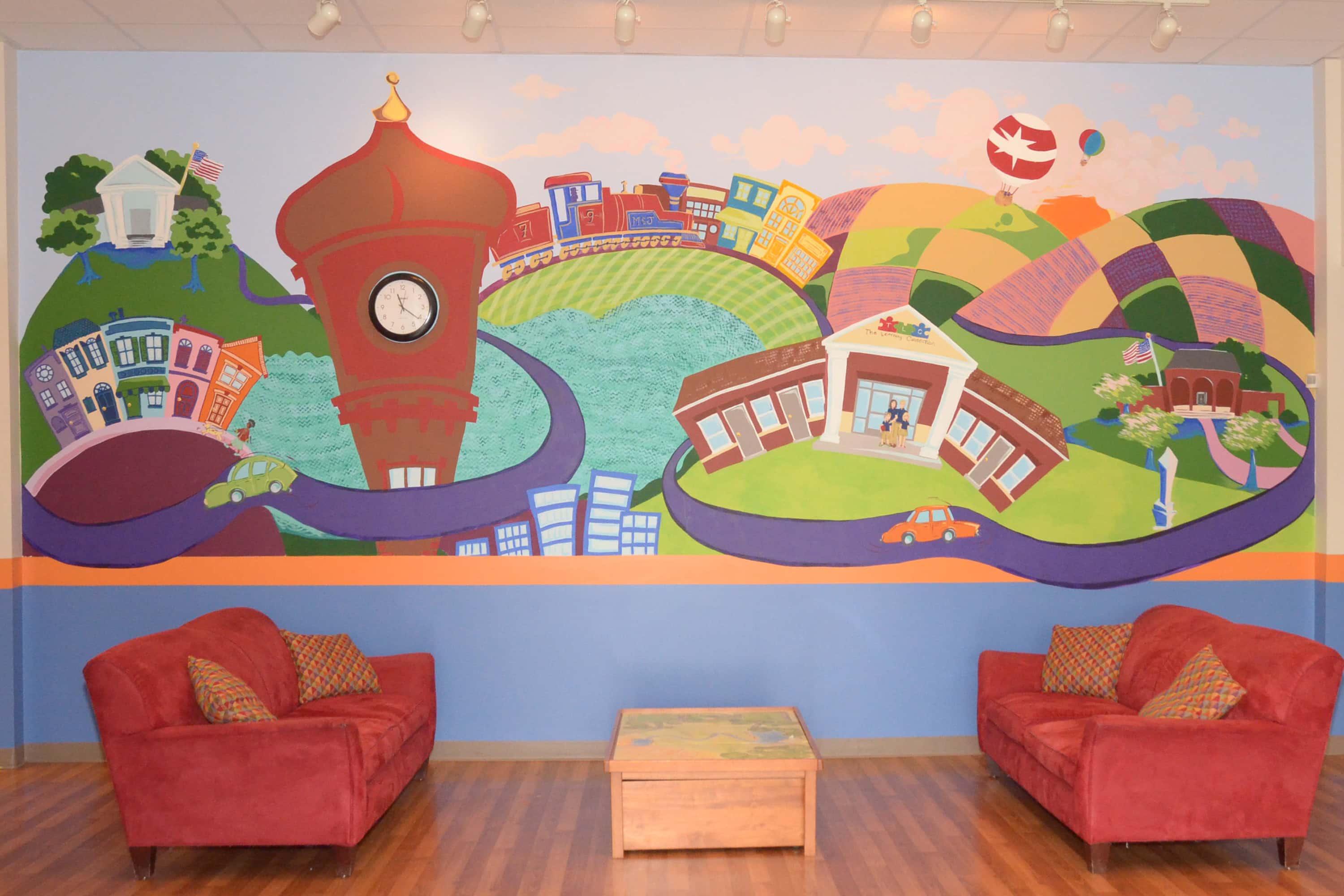 TLC Lobby Mural The Learning Connection