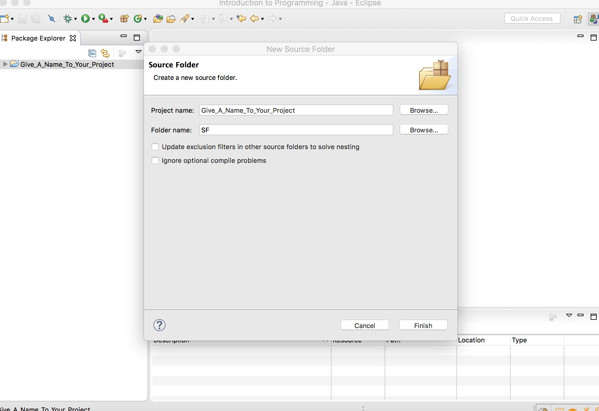 How To Create A Source Folder In Eclipse Learn Java Coding