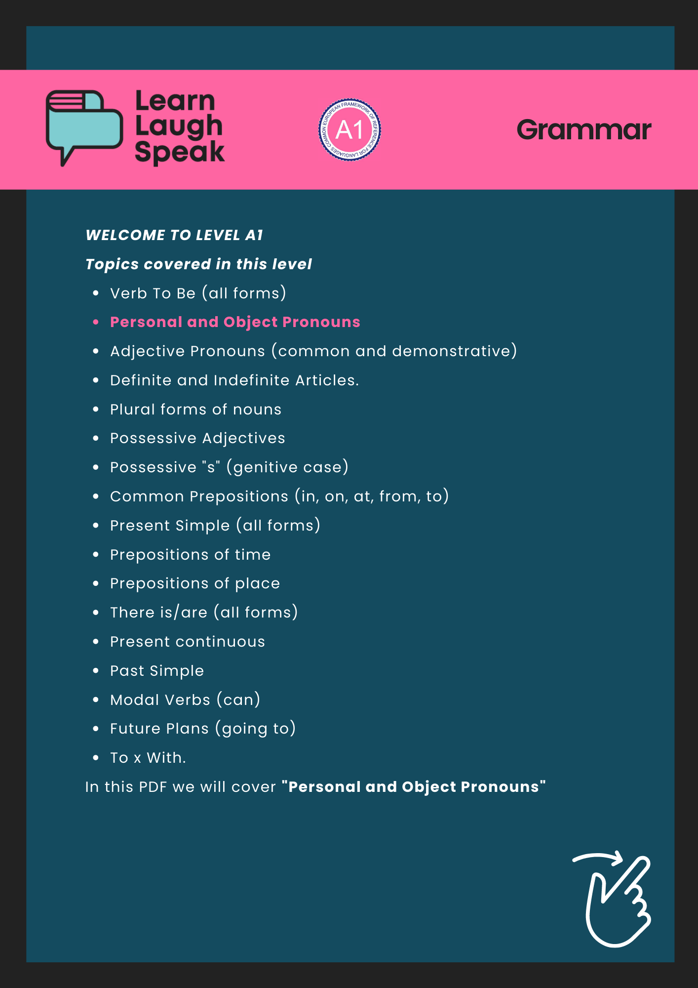 English Explained Personal & Object pronouns