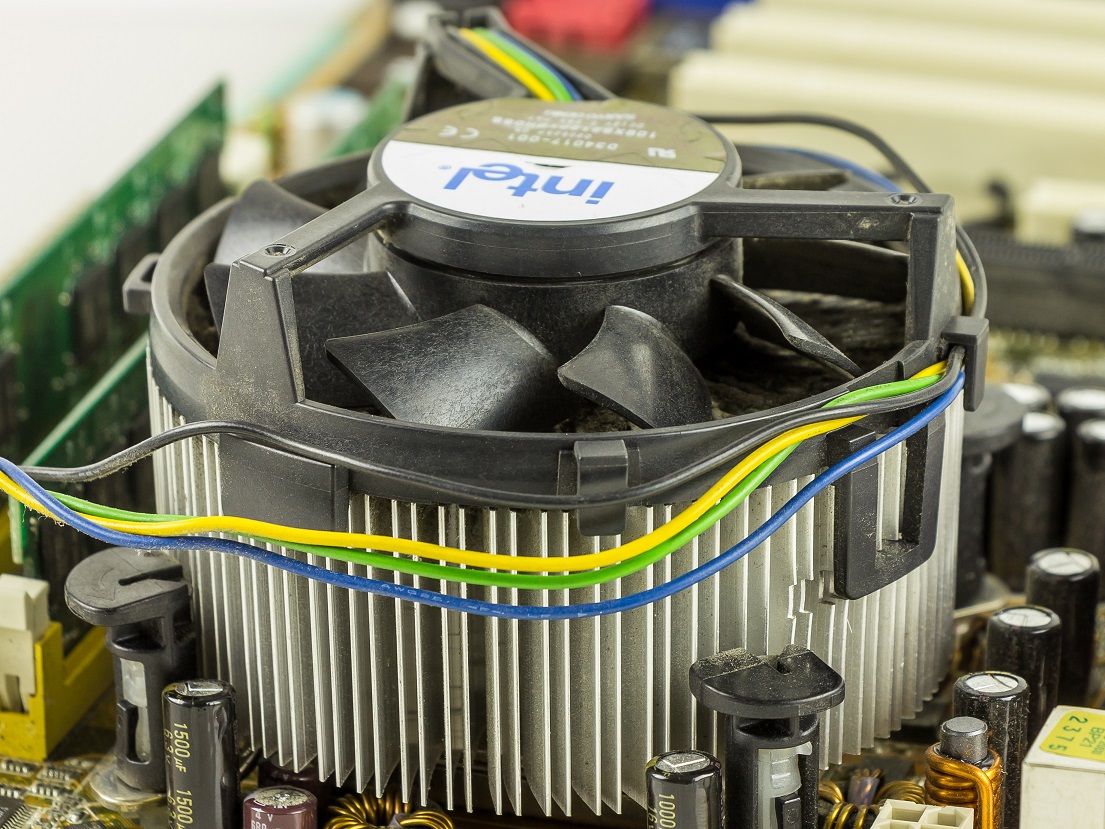 Asus P5PL2 CPU heatsink with cooling fan GCSE Computer Science Theory