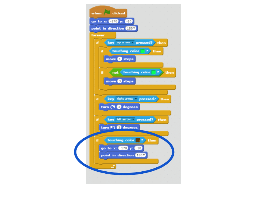 Ending the game Scratch Game Video Tutorials