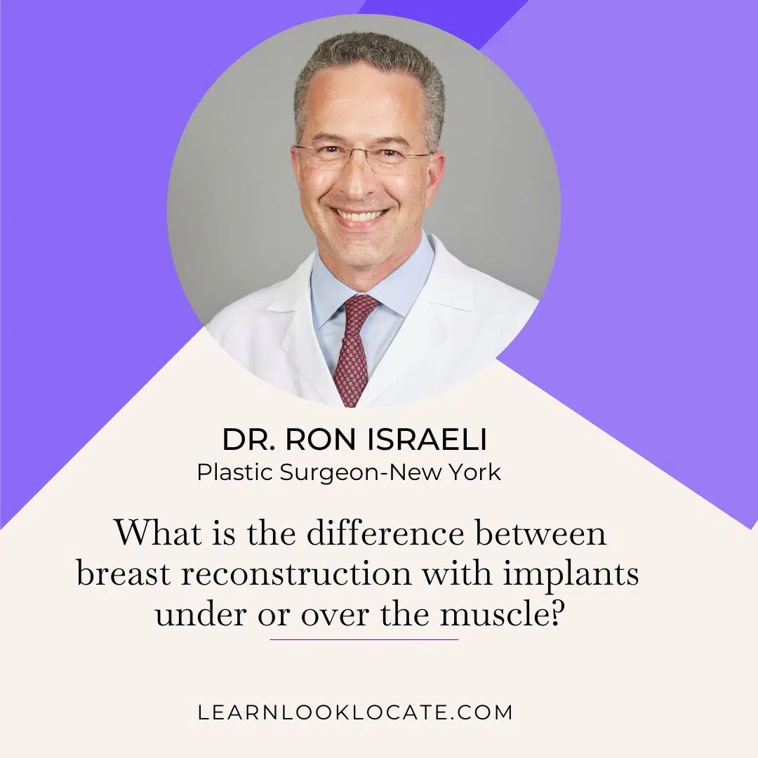 What is the difference between breast reconstruction with implants