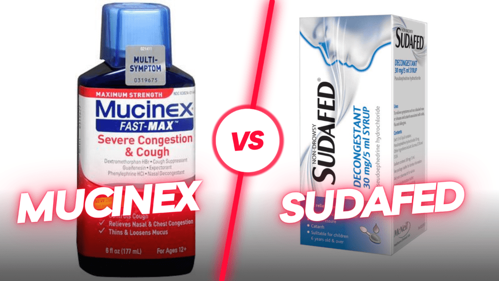 Mucinex vs. Sudafed Key Similarities and Differences