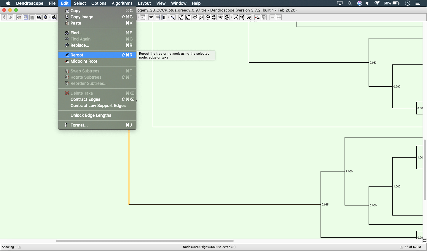 Fundamentals Viewing trees — Bioinformatic Methods for Biodiversity