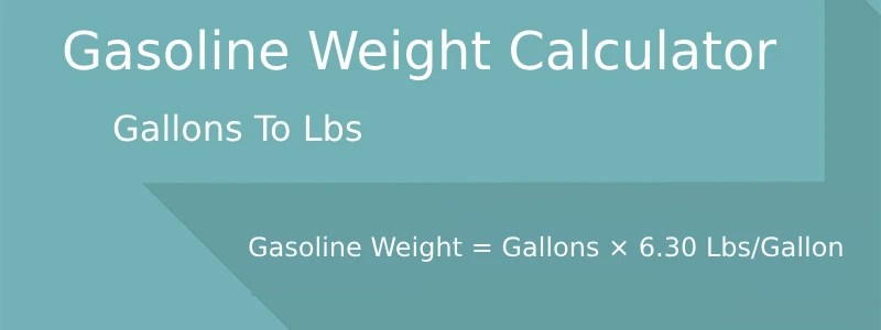 Gasoline Weight Calculator: How Much Gas Weights? (Gallons -> Lbs)