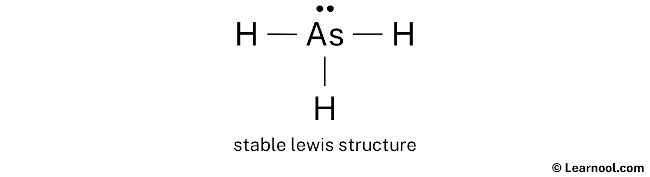 AsH3 Lewis structure - Learnool