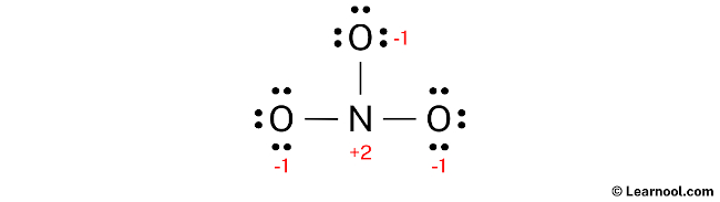 NO3- Lewis structure - Learnool