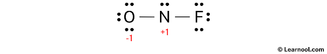 NOF Lewis structure - Learnool