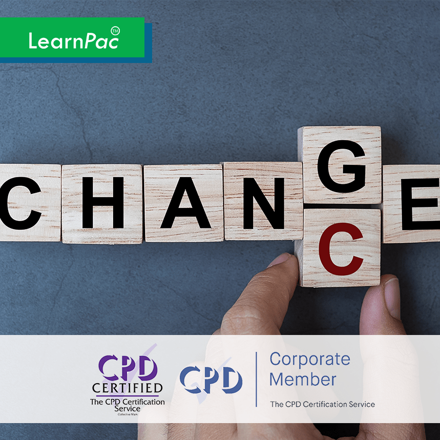 Change Management Training Online Course CPDUK Accredited