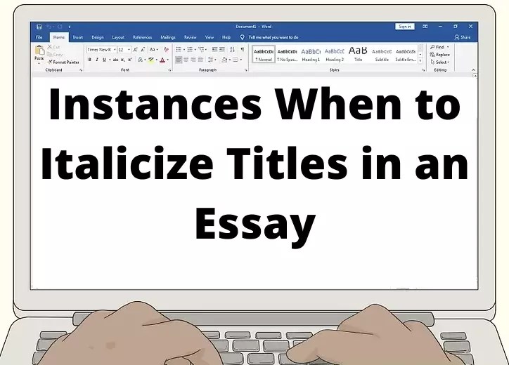Are Essay Titles Italicized? A Guide for APA and MLA Titles