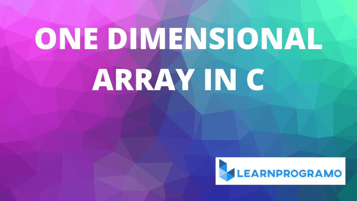 one dimensional array in c++ example Archives Learnprogramo