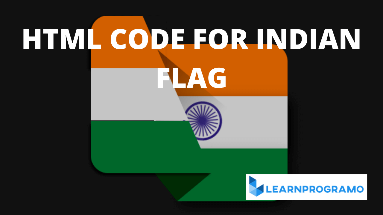 HTML Code For Indian Flag With CSS [Download With Source Code]