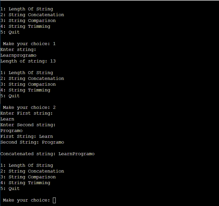 Menu Driven Program in Java [ Program With Explanation ]