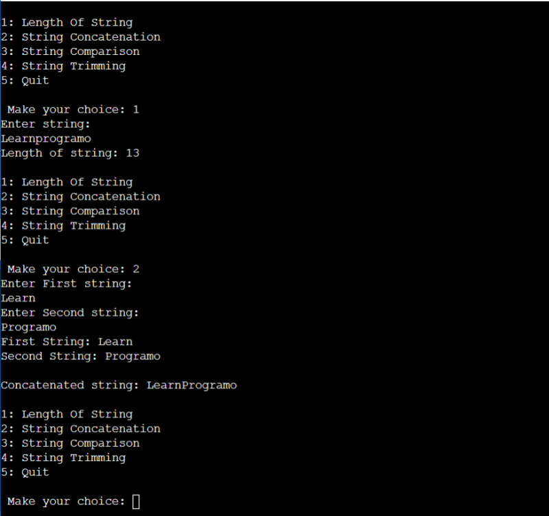 Menu Driven Program in Java [ Program With Explanation ]