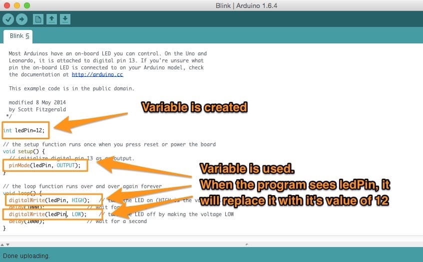 Arduino Programming Variables Learn by Digital Harbor Foundation