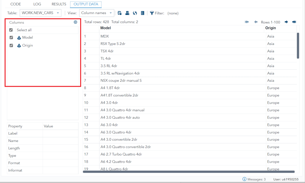 How to Drop Variables from a SAS Data set Learn SAS Code