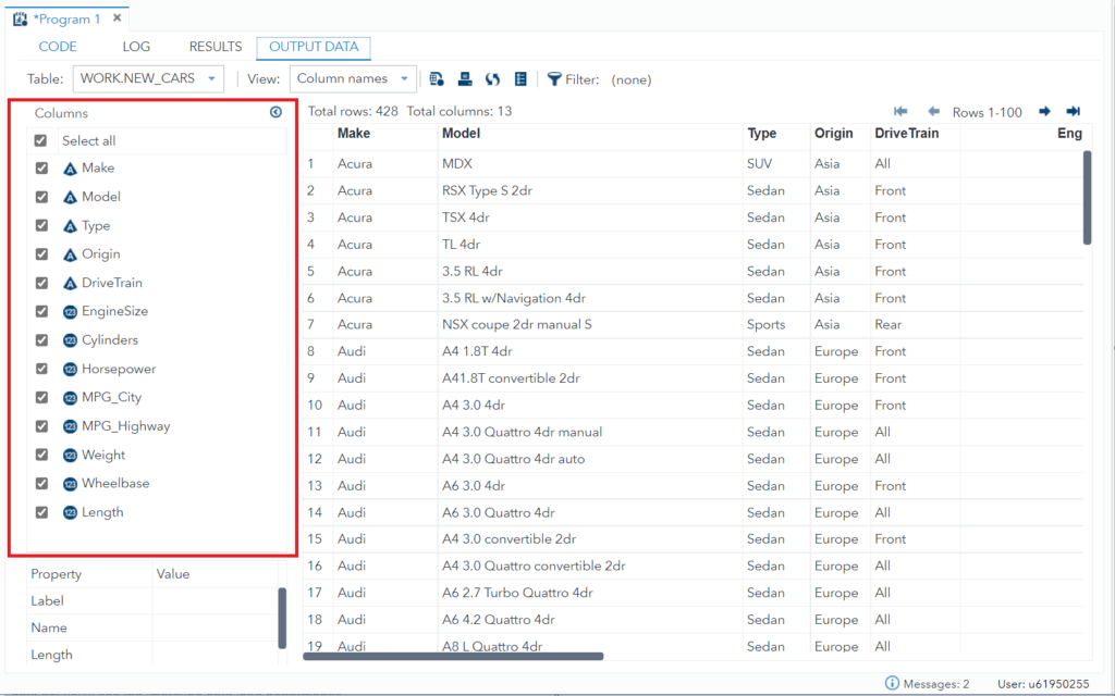 How to Drop Variables from a SAS Data set Learn SAS Code