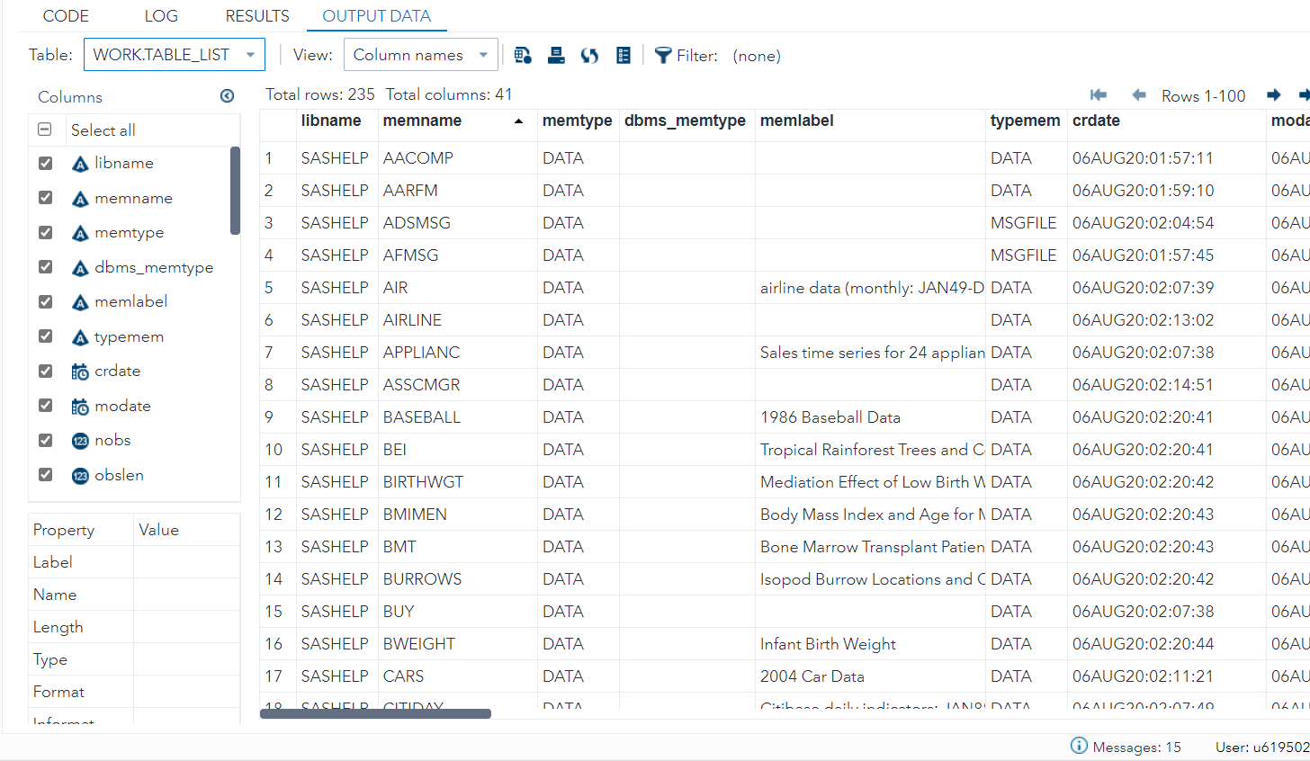 How To Print All The Datasets From A SAS Library Learn SAS Code