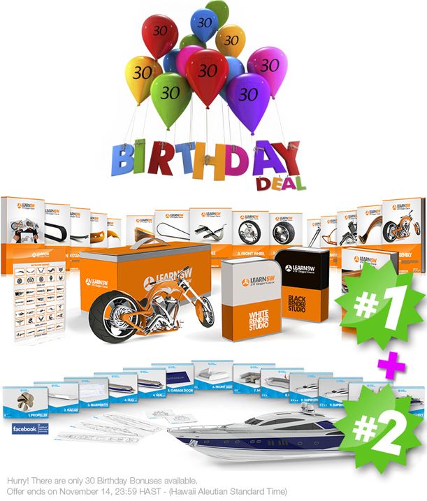 LearnSOLIDWORKS Birthday Deal