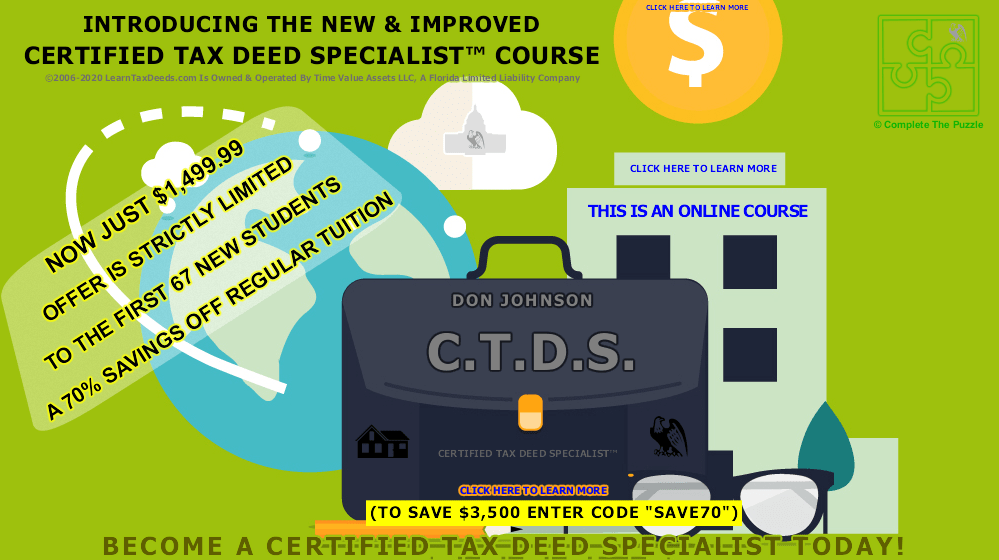 Learn Tax Deeds Find Your Fortune In Florida Tax Deed Sales