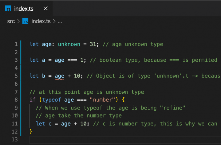 The unknown type in TypeScript Learn tech systems