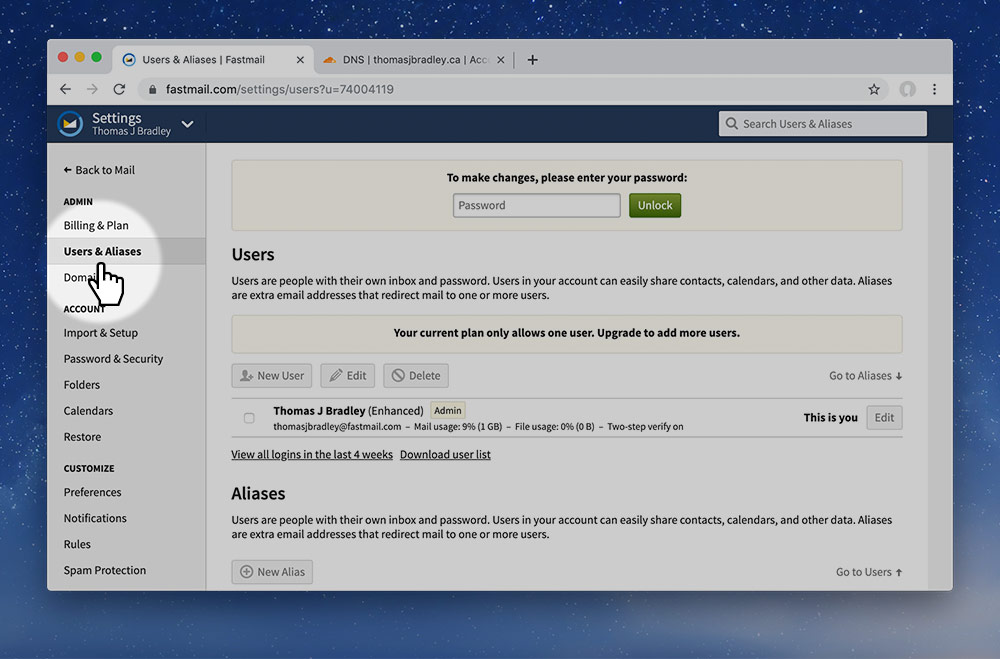 Fastmail Aliases Limit at Suzanne Kinder blog