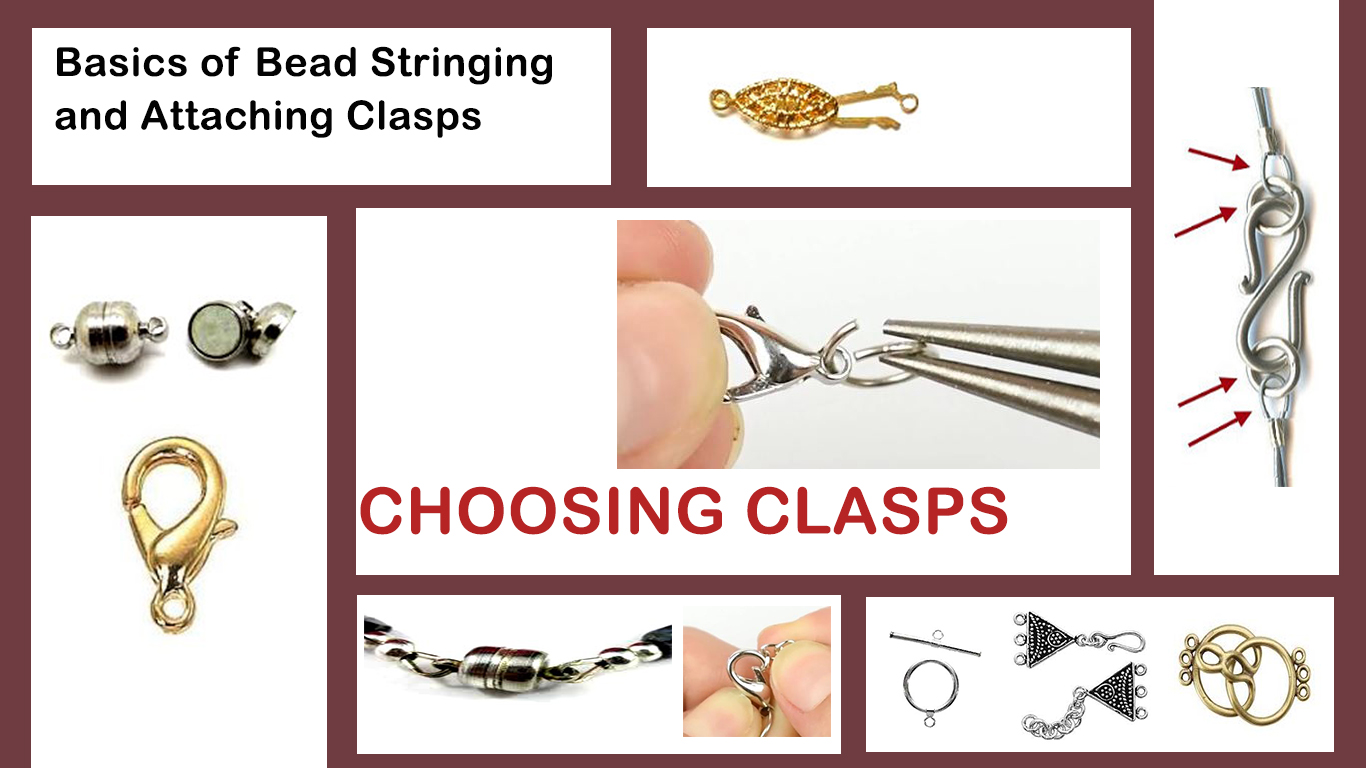 BASICS OF BEAD STRINGING AND ATTACHING CLASPSHow To Make The Smartest