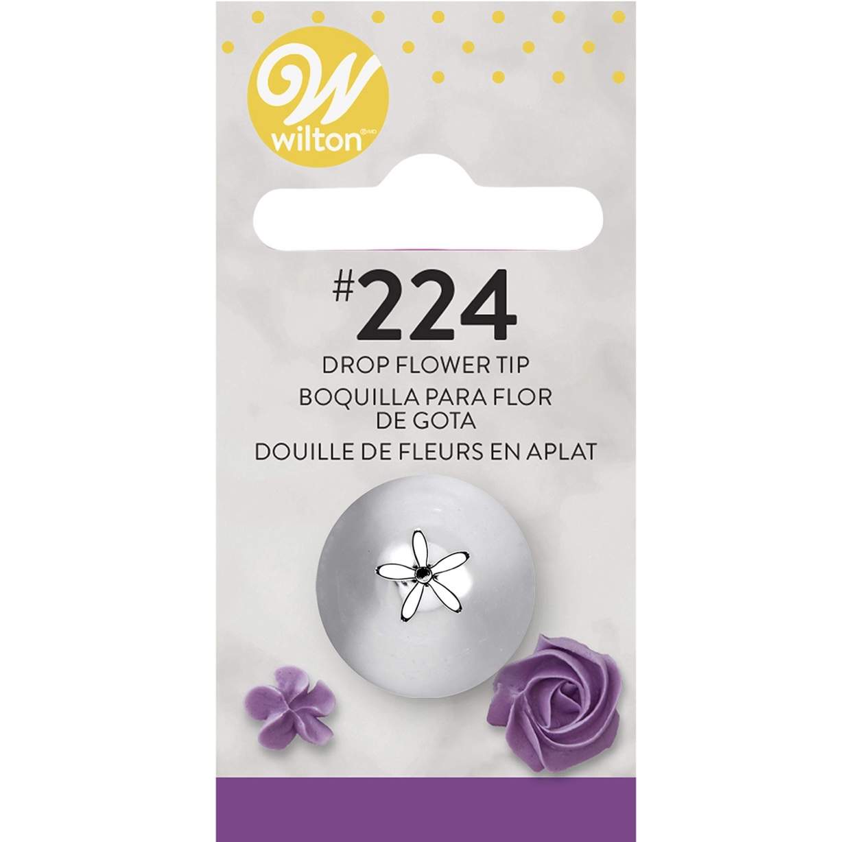 piping tip wilton 224 drop flower tip icing buttercream royal