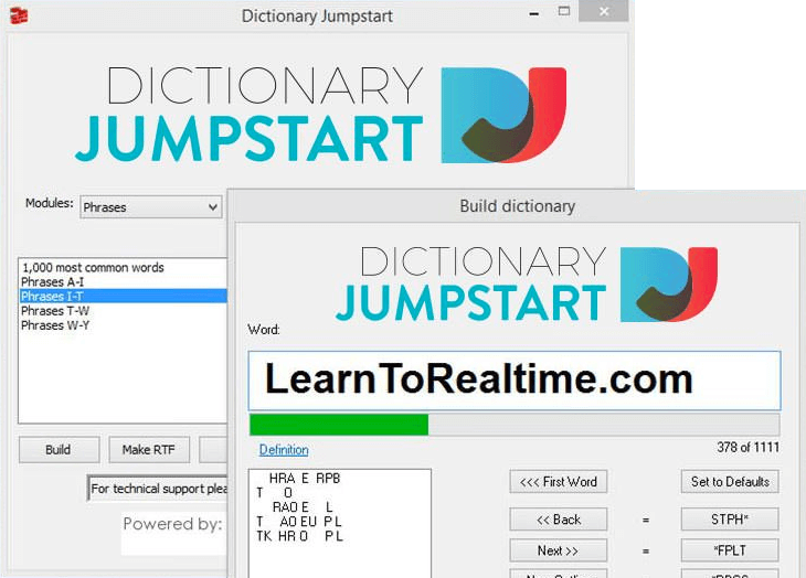 Dictionary [Jumpstart] Learn to Caption