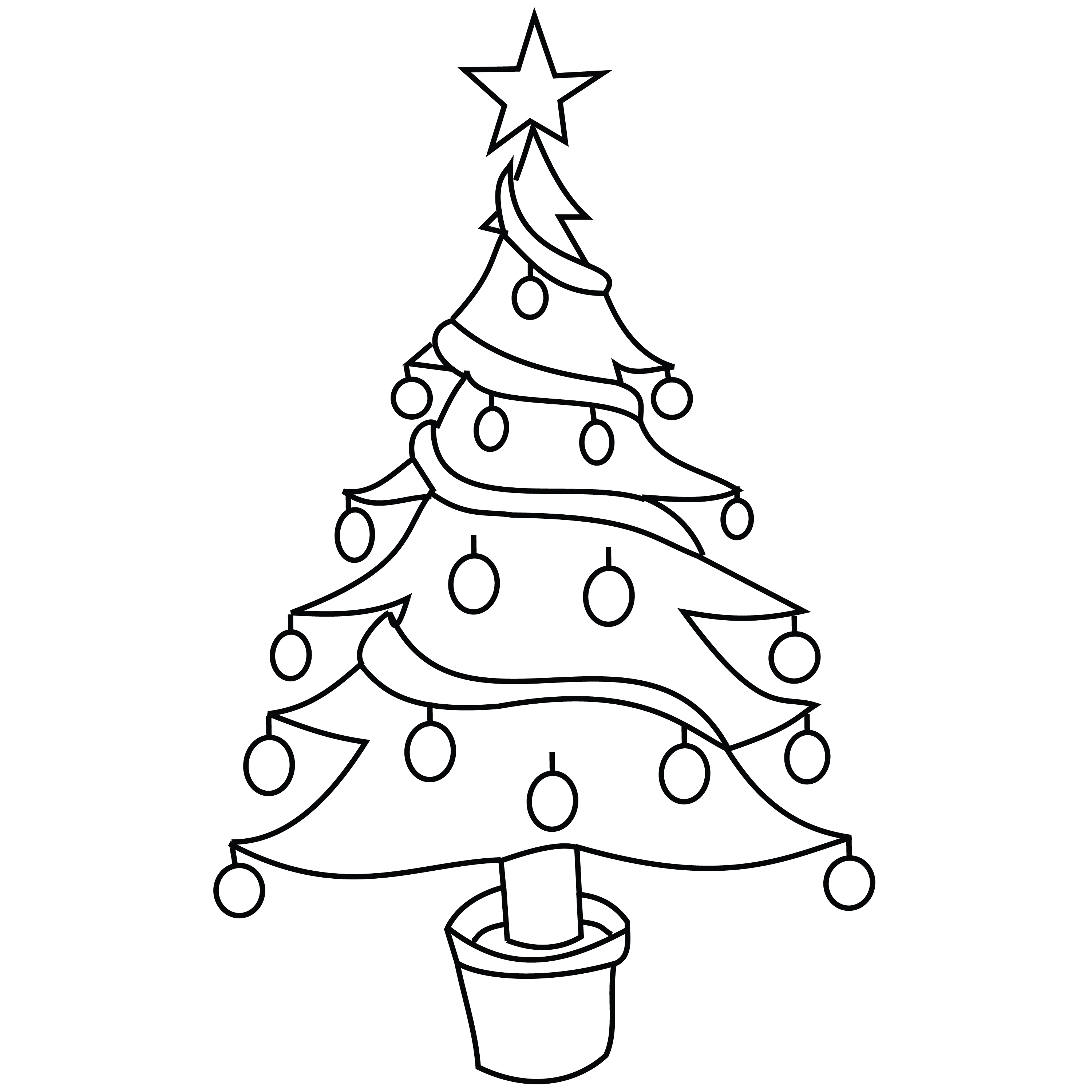 Drawing The Perfect Christmas Tree Learn To Draw Everything