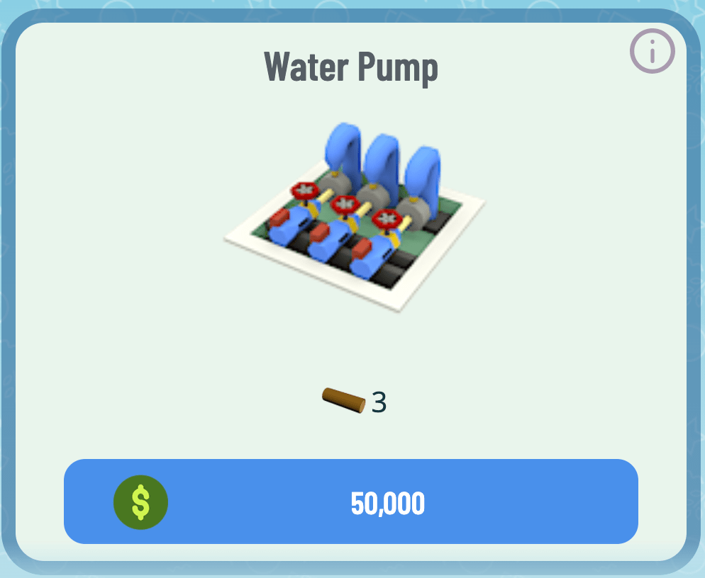Water Pump Learn Town Star