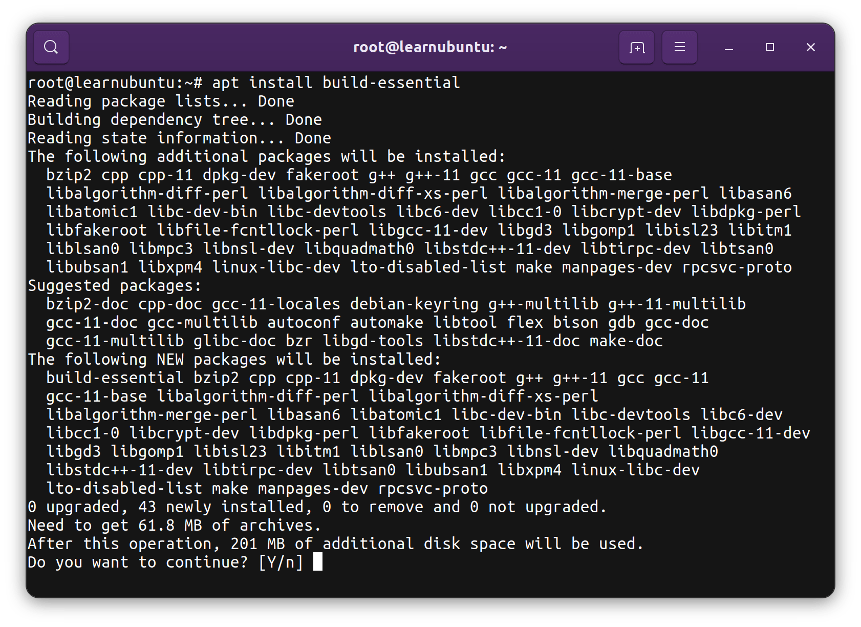 How to Install GCC on Ubuntu