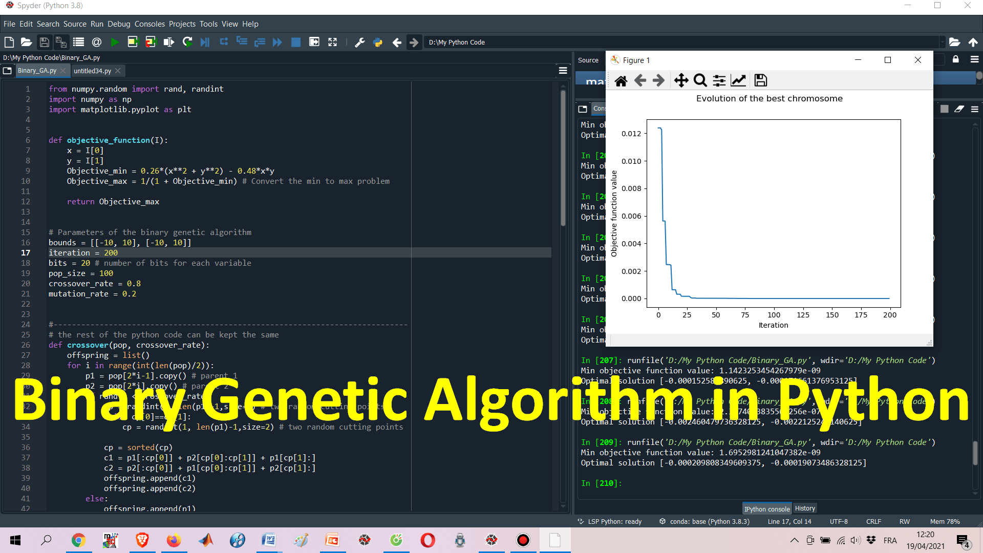 Binary Algorithm in Python