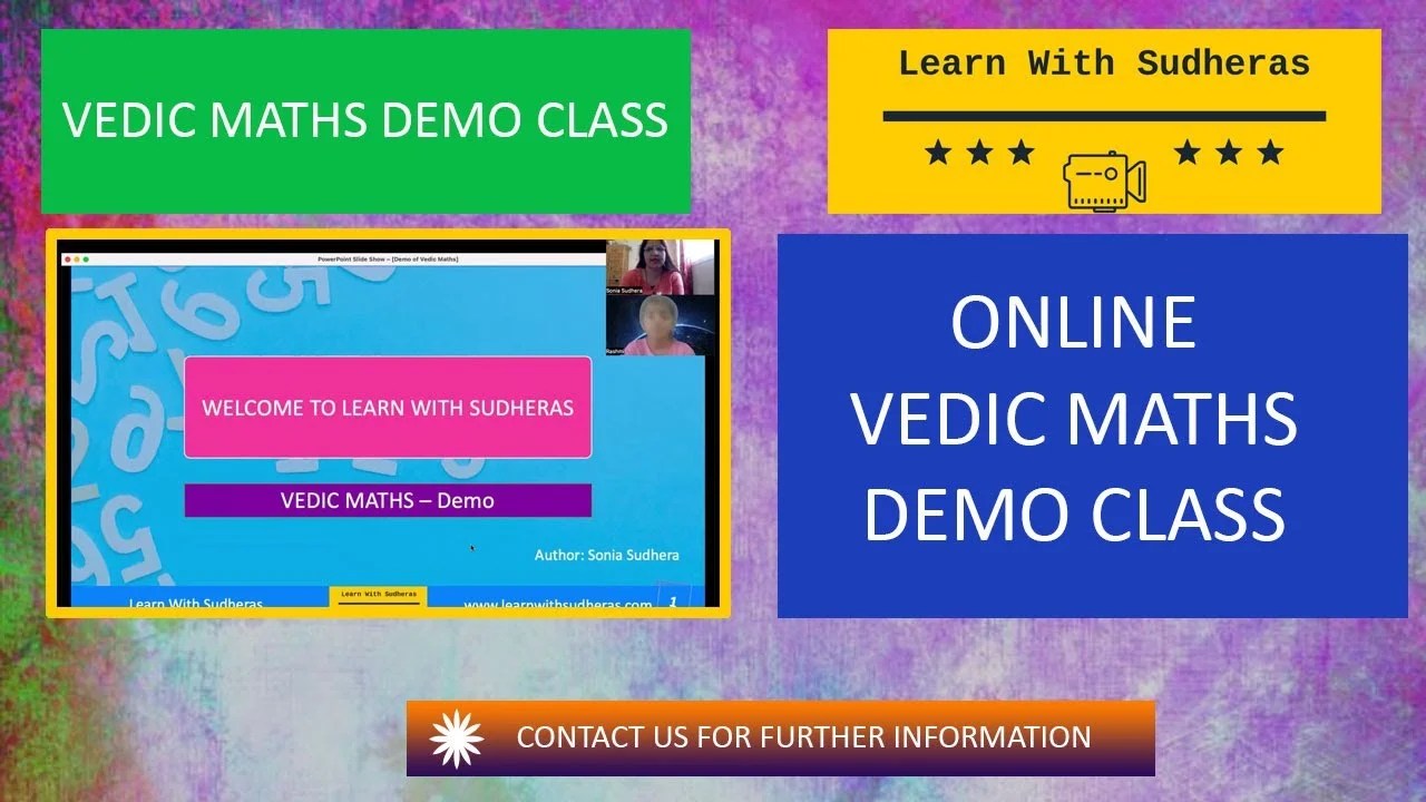 LWS Vedic Maths Demo Class Learn With Sudheras