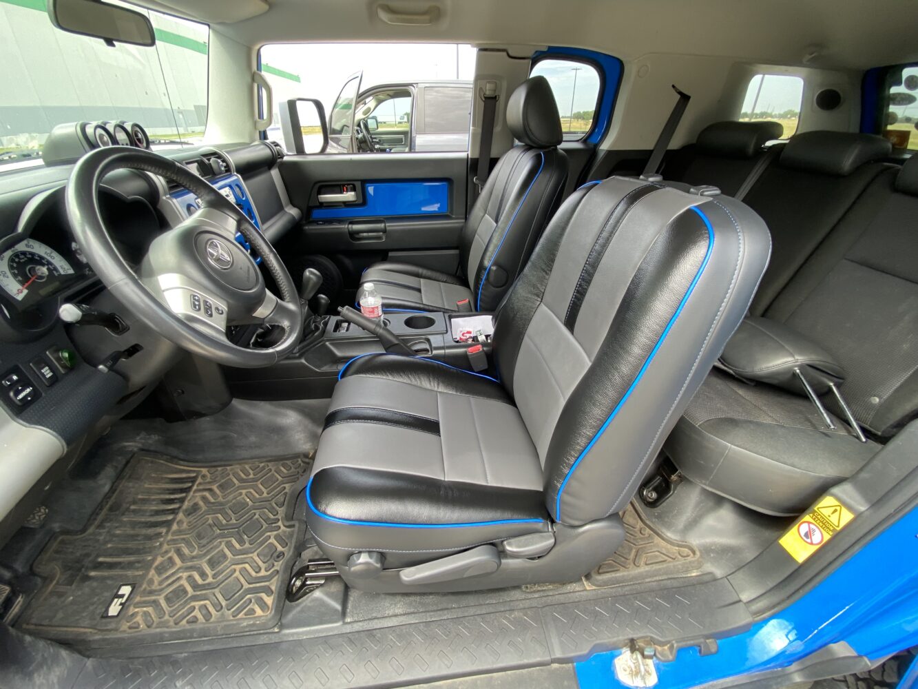 20072014 Toyota FJ Cruiser TRD Leather Seat Covers Driver & Passenger