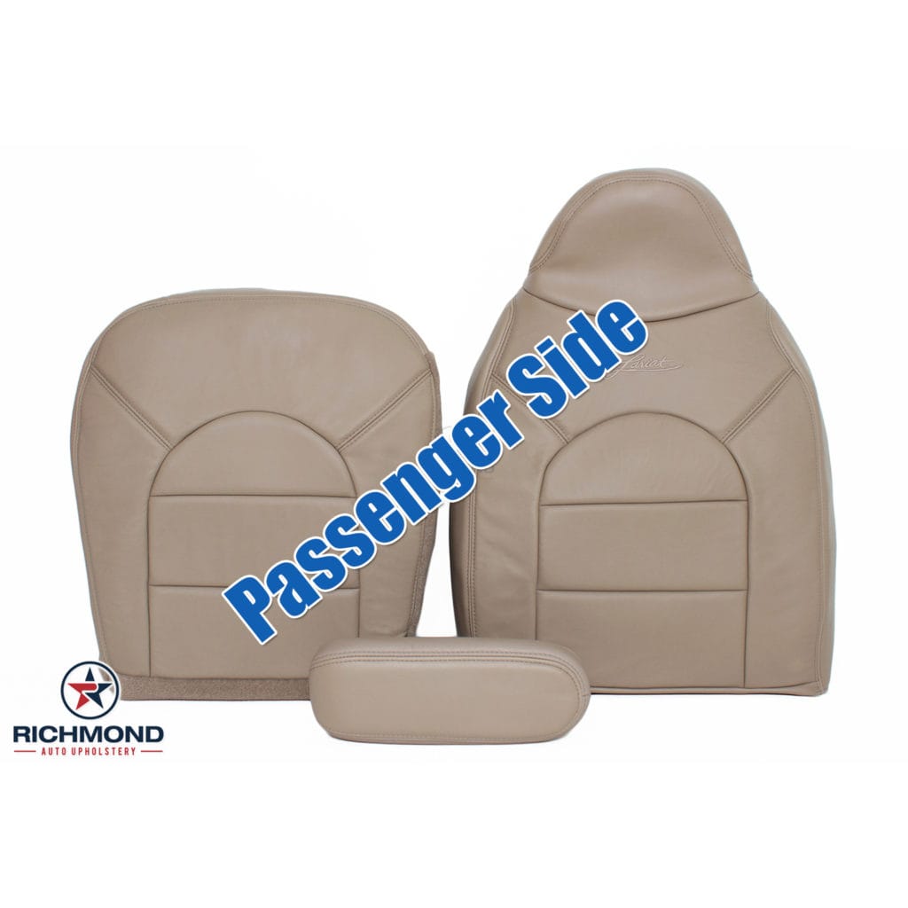 2000 Ford F350 Lariat Replacement Leather Seat Covers Passenger Side