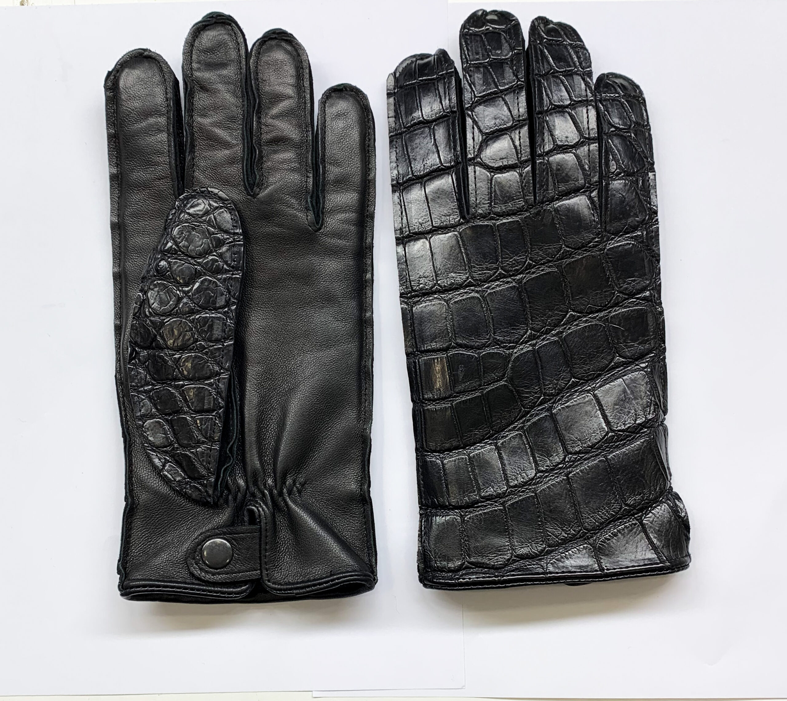 Real Crocodile Leather Gloves Leather Guys