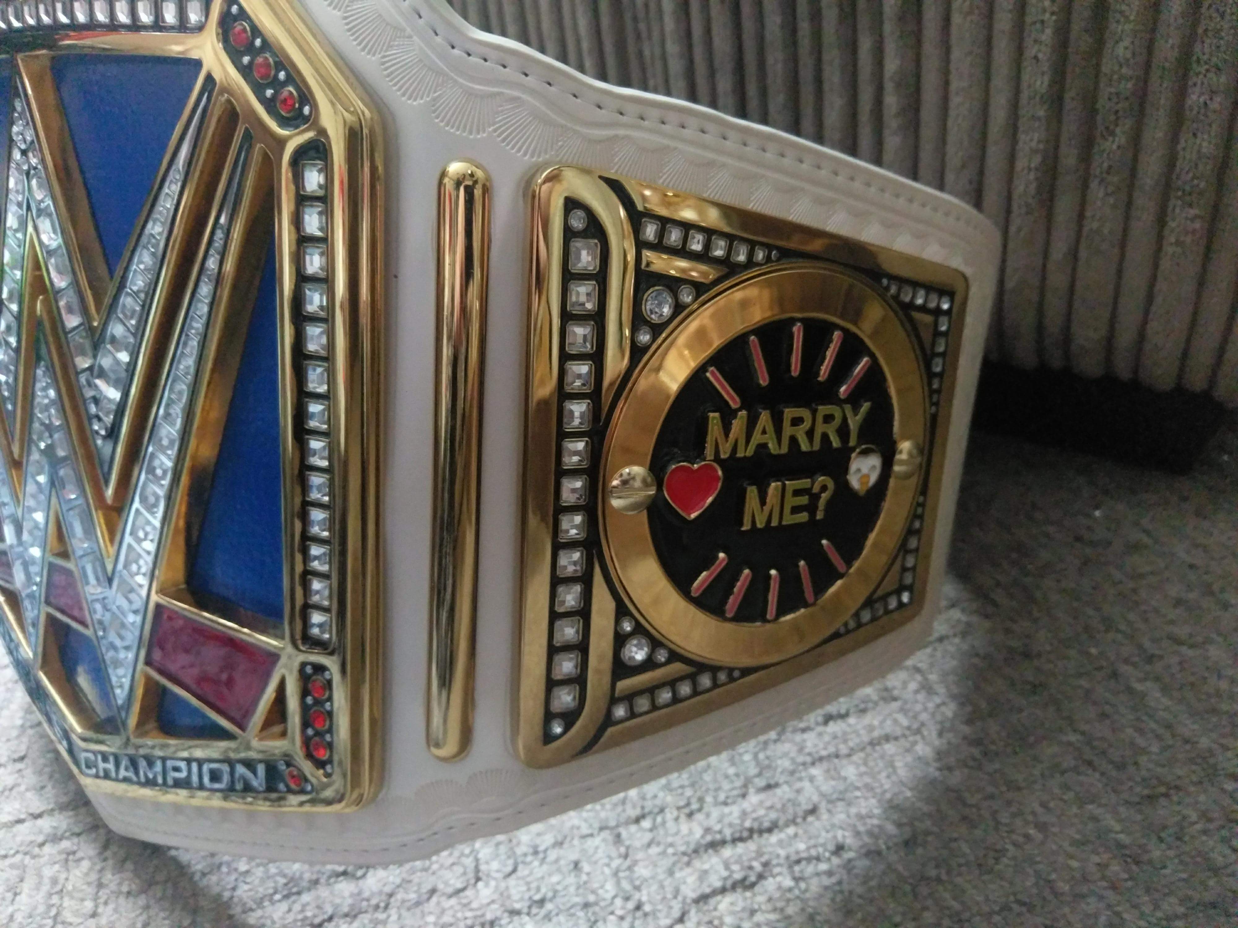 Custom WWE Women’s Championship Side Plates Belts by Dan