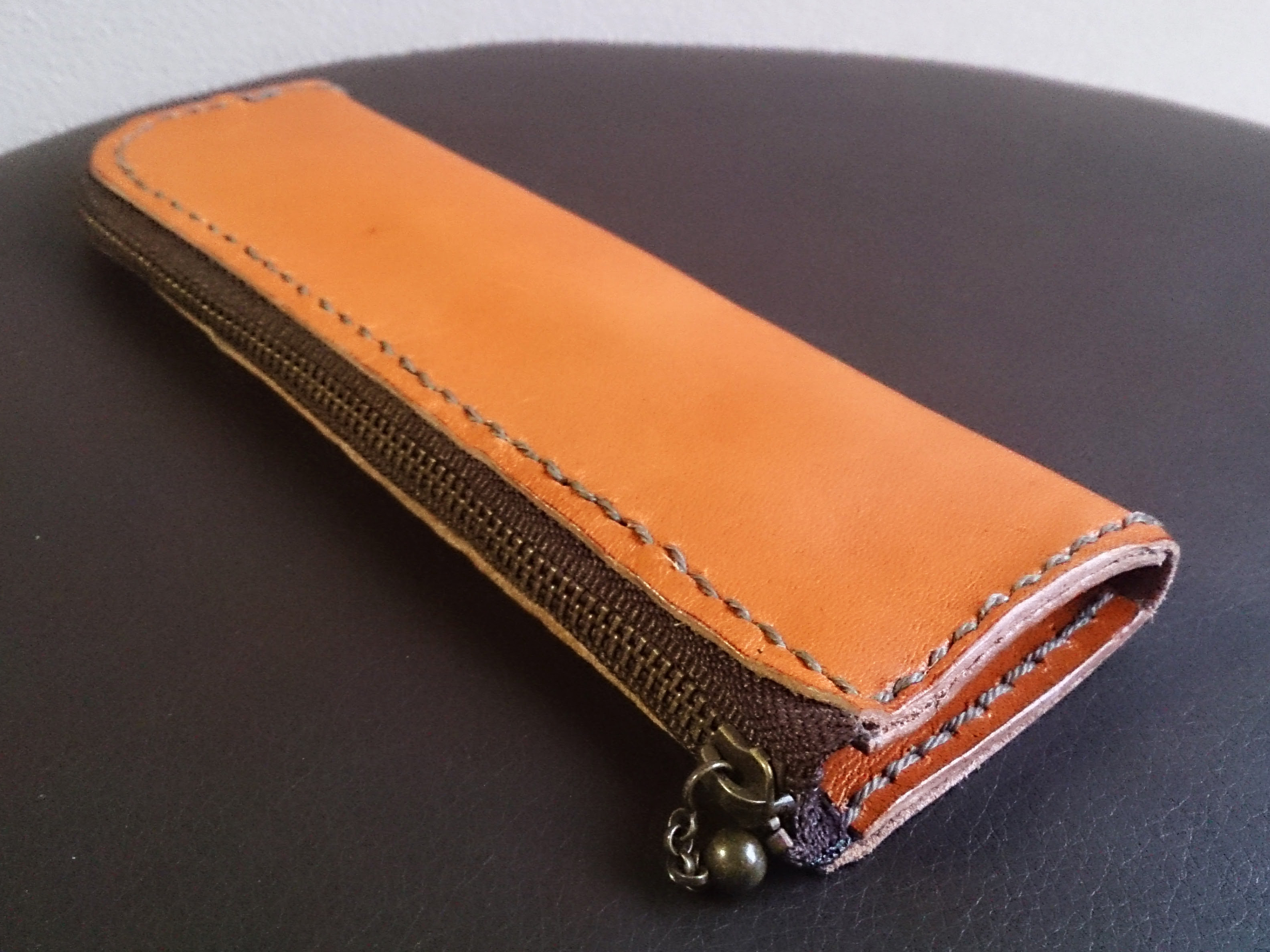 革細工でペンケースを作成してみた｜初心者のレザークラフト