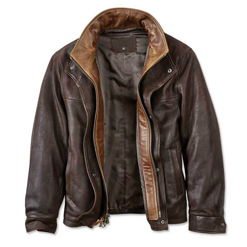 Trucker Leather Jacket Leather Factory Shop