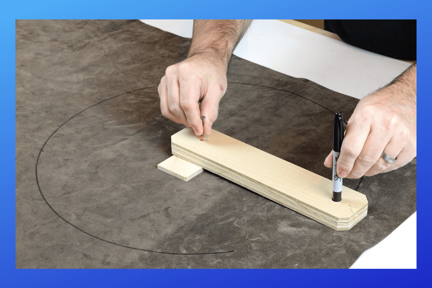 Leather Upholstery DIY How to Reupholster a Bar Stool Leather Hide